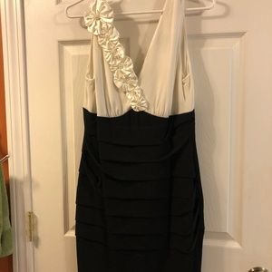 Connected Apparel black/white party dress size 10P